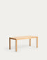 Tavolo allungabile Narevi in impiallacciatura di rovere con finitura naturale 130 (190) x 80 cm