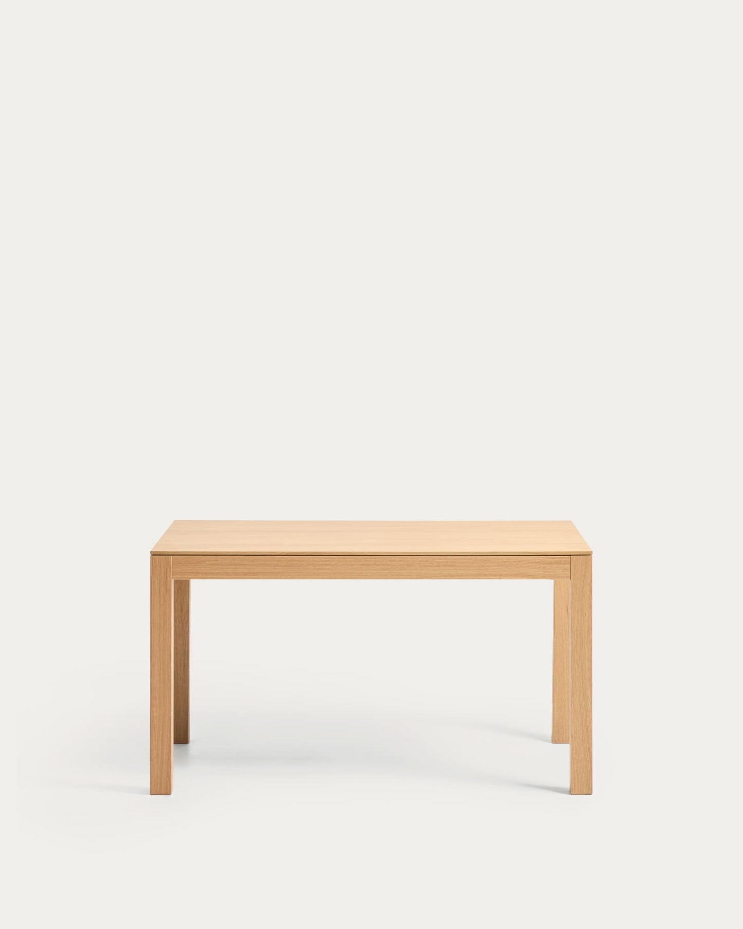 Tavolo allungabile Narevi in impiallacciatura di rovere con finitura naturale 170 (230) x 80 cm