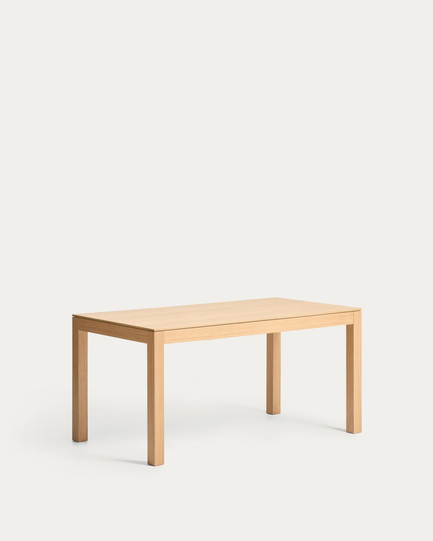 Tavolo allungabile Narevi in impiallacciatura di rovere con finitura naturale 170 (230) x 80 cm