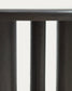 Tavolo ovale Mailen in frassino con finitura scura Ø 180 x 105 cm