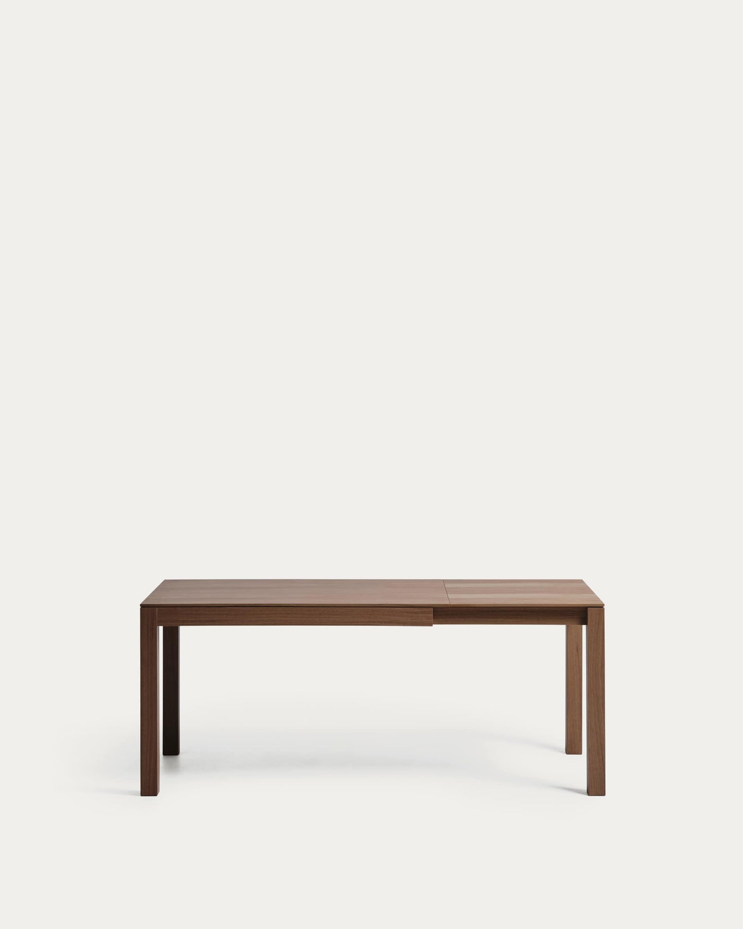 Tavolo allungabile Narevi in impiallacciatura di rovere con finitura noce 130 (190) x 80 cm