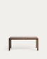 Tavolo allungabile Narevi in impiallacciatura di rovere con finitura noce 130 (190) x 80 cm
