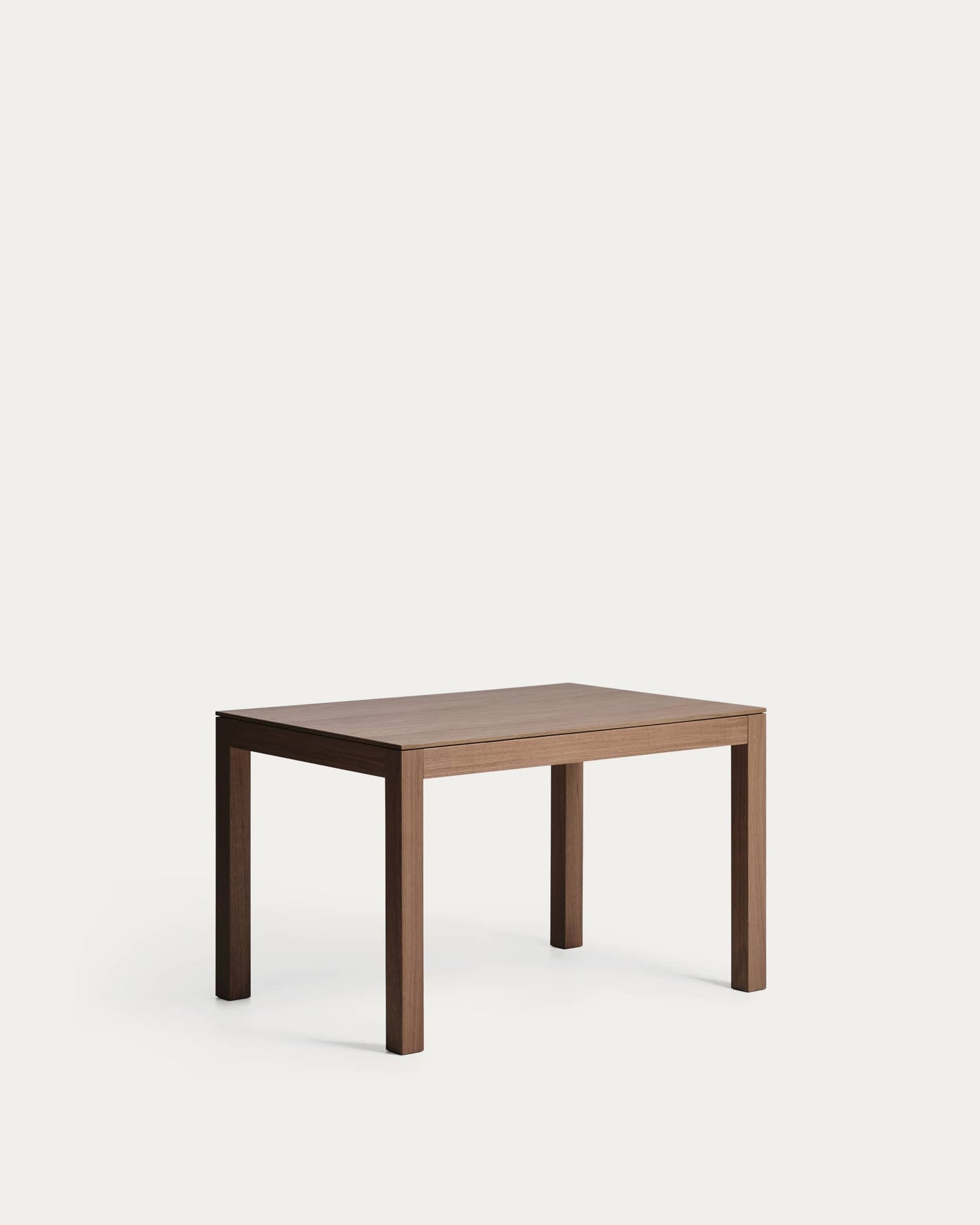 Tavolo allungabile Narevi in impiallacciatura di rovere con finitura noce 130 (190) x 80 cm