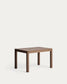 Tavolo allungabile Narevi in impiallacciatura di rovere con finitura noce 130 (190) x 80 cm