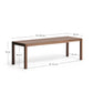 Tavolo allungabile Narevi in impiallacciatura di rovere con finitura noce 170 (230) x 80 cm