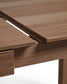 Tavolo allungabile Narevi in impiallacciatura di rovere con finitura noce 170 (230) x 80 cm