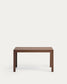 Tavolo allungabile Narevi in impiallacciatura di rovere con finitura noce 170 (230) x 80 cm