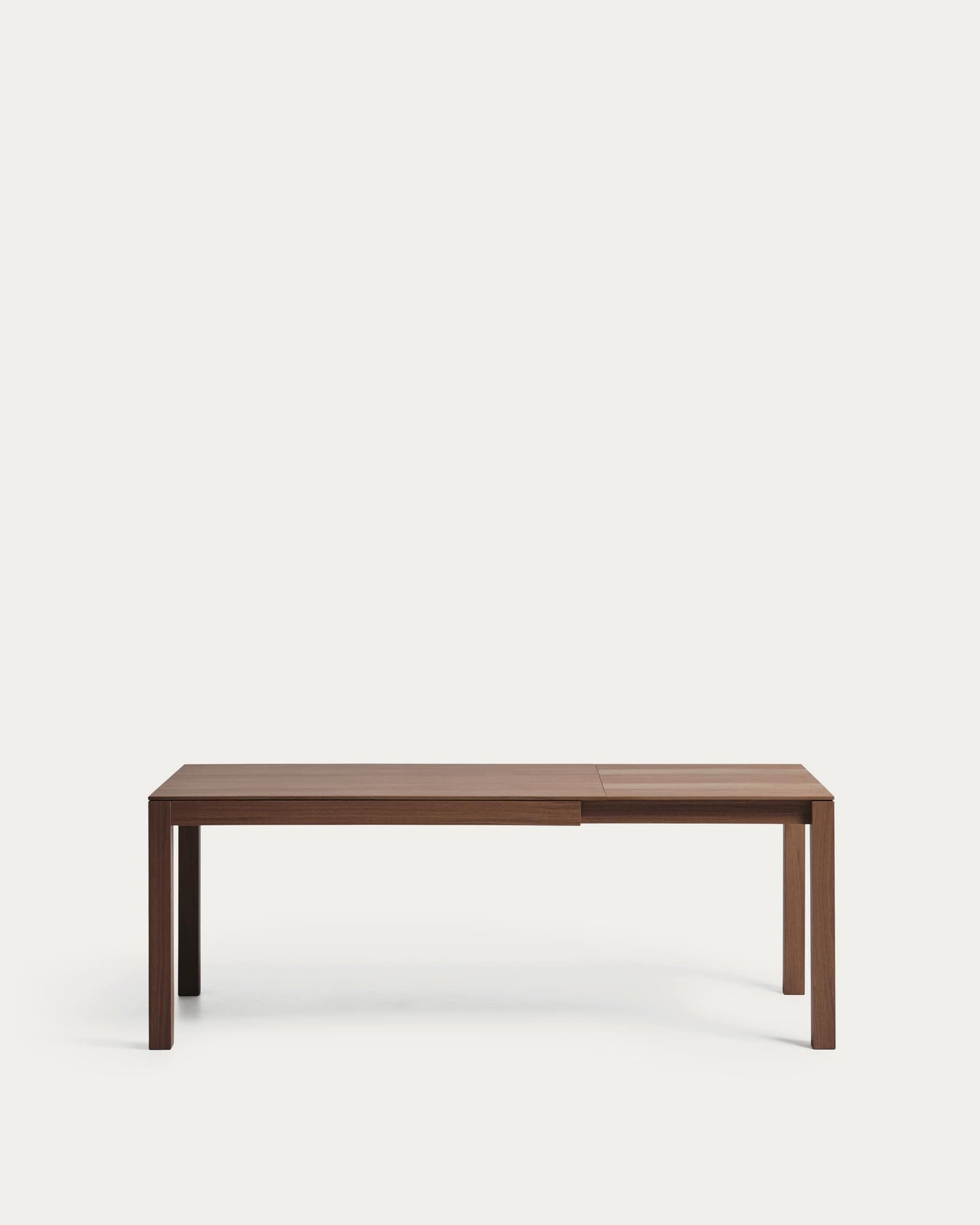 Tavolo allungabile Narevi in impiallacciatura di rovere con finitura noce 170 (230) x 80 cm