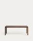 Tavolo allungabile Narevi in impiallacciatura di rovere con finitura noce 170 (230) x 80 cm
