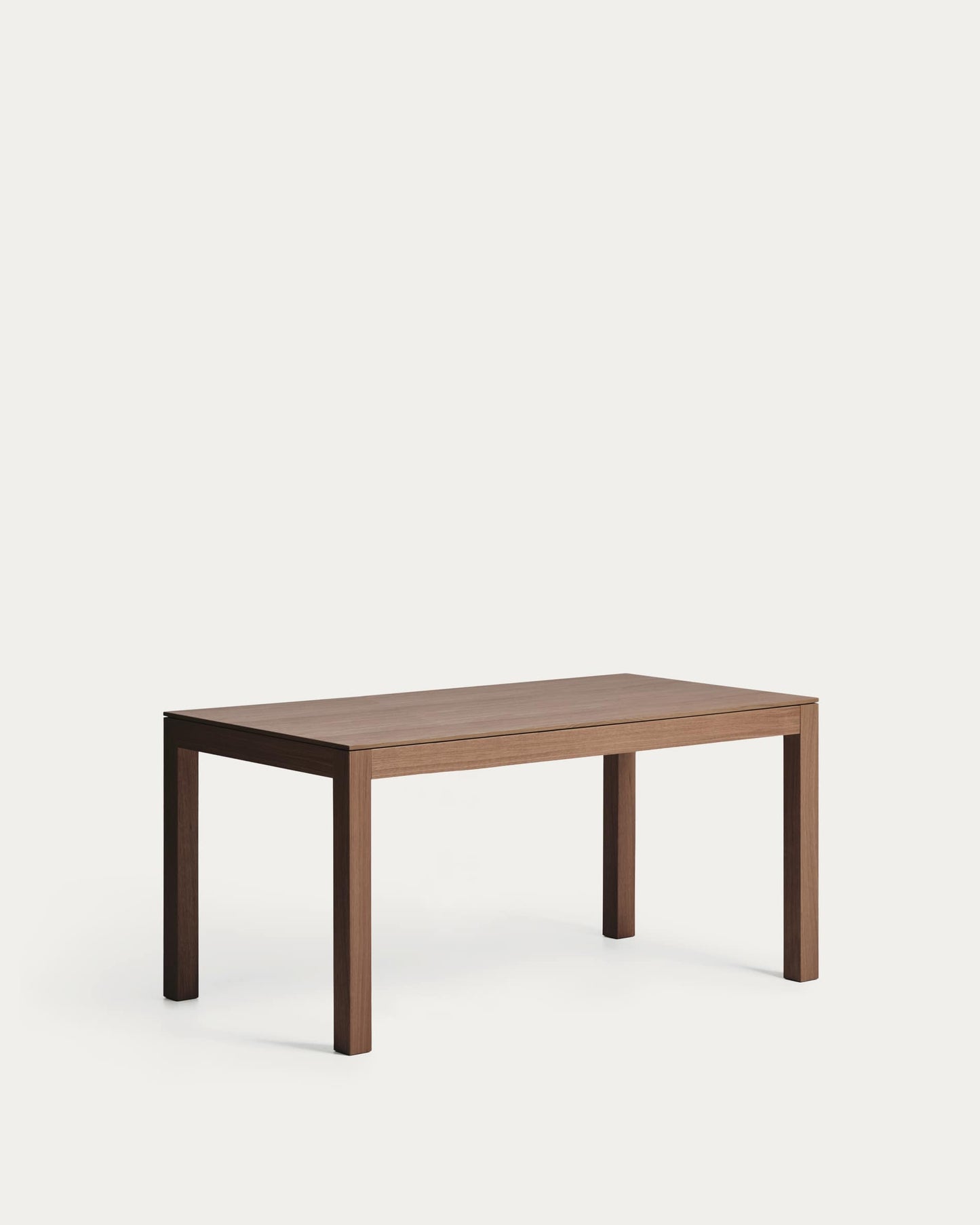 Tavolo allungabile Narevi in impiallacciatura di rovere con finitura noce 170 (230) x 80 cm
