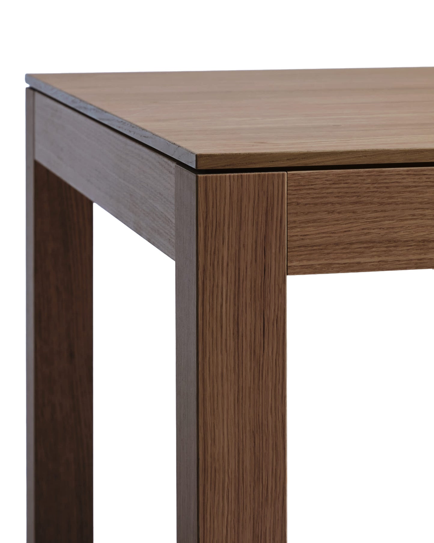 Tavolo allungabile Narevi in impiallacciatura di rovere con finitura noce 210 (270) x 100 cm