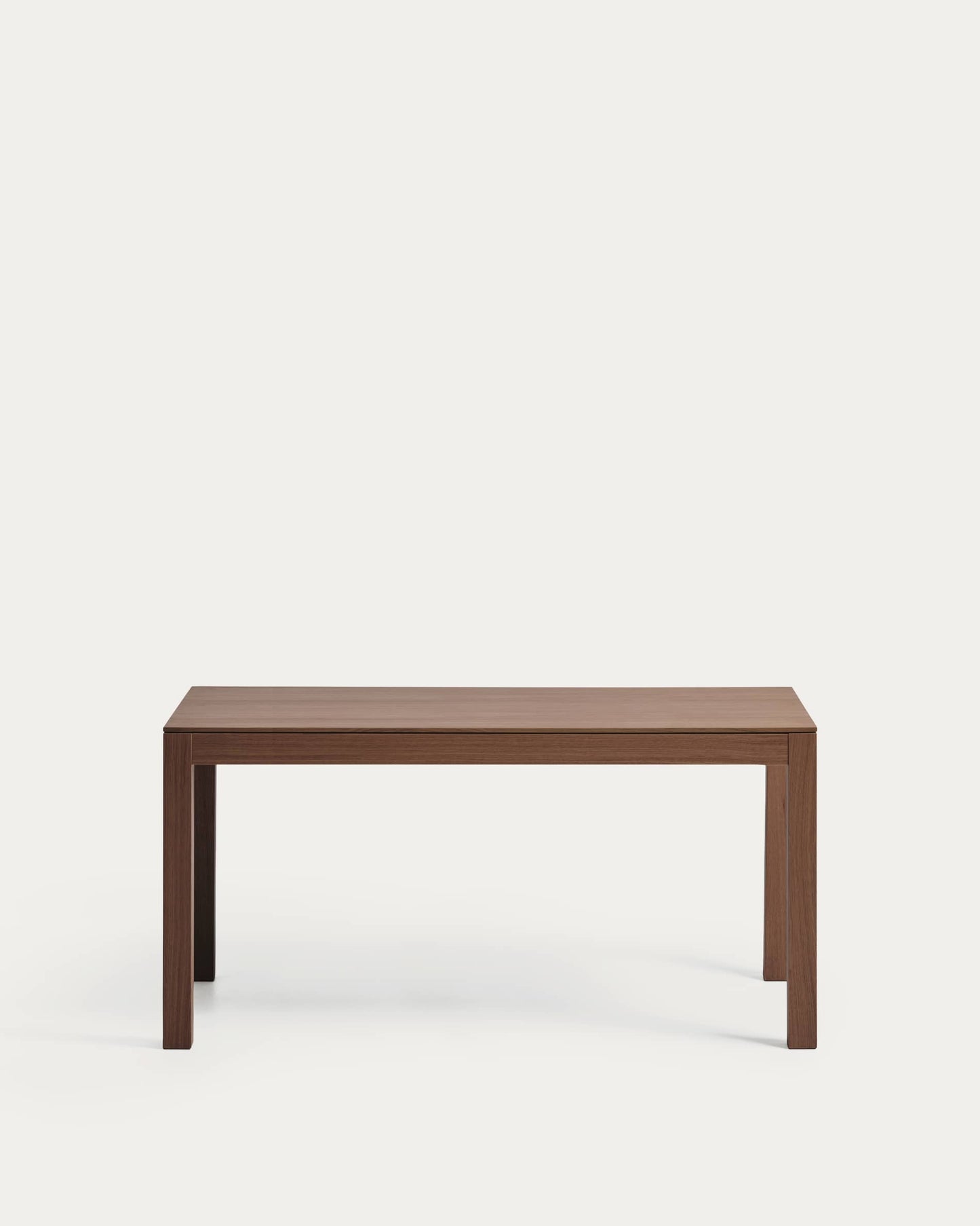Tavolo allungabile Narevi in impiallacciatura di rovere con finitura noce 210 (270) x 100 cm