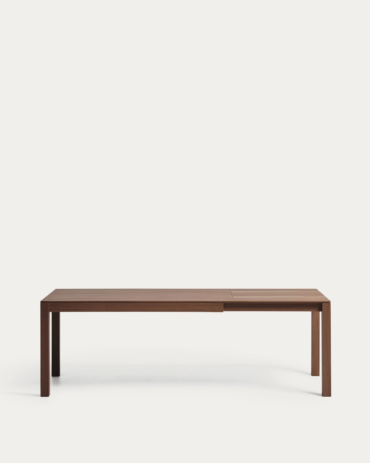 Tavolo allungabile Narevi in impiallacciatura di rovere con finitura noce 210 (270) x 100 cm