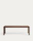 Tavolo allungabile Narevi in impiallacciatura di rovere con finitura noce 210 (270) x 100 cm