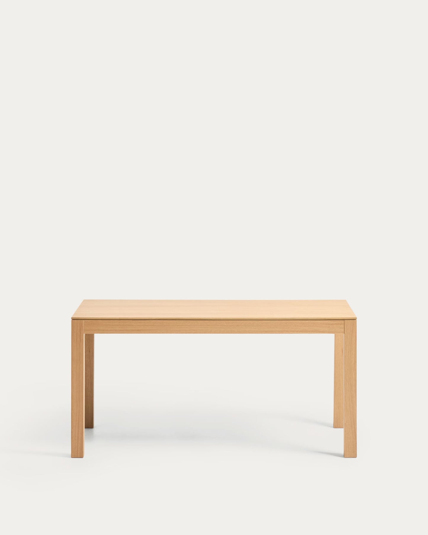 Tavolo allungabile Narevi in impiallacciatura di rovere con finitura naturale 210 (270) x 100 cm