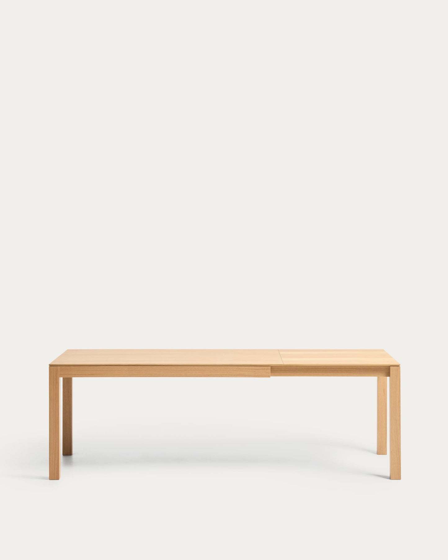 Tavolo allungabile Narevi in impiallacciatura di rovere con finitura naturale 210 (270) x 100 cm