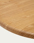Tavolo ovale Mailen in frassino con finitura naturale Ø 220 x 105 cm