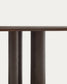 Tavolo ovale Mailen in frassino con finitura scura Ø 220 x 105 cm