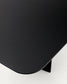 Tavolo Litto MDF laccato nero 200 x 100 cm