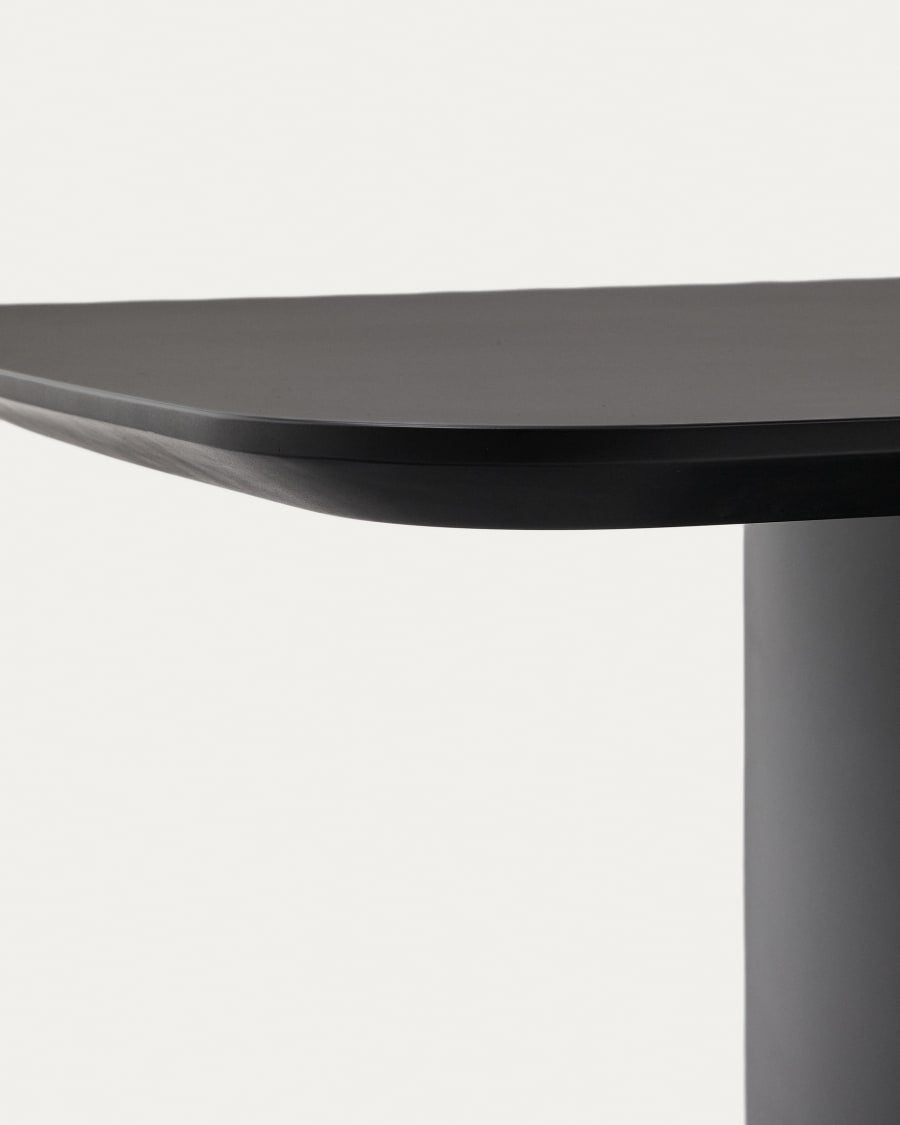 Tavolo Litto MDF laccato nero 200 x 100 cm