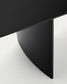 Tavolo Litto MDF laccato nero 200 x 100 cm