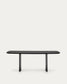 Tavolo Litto MDF laccato nero 200 x 100 cm