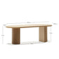 Tavolo Nealy con impiallacciatura in rovere e finitura naturale 200 x 100 cm