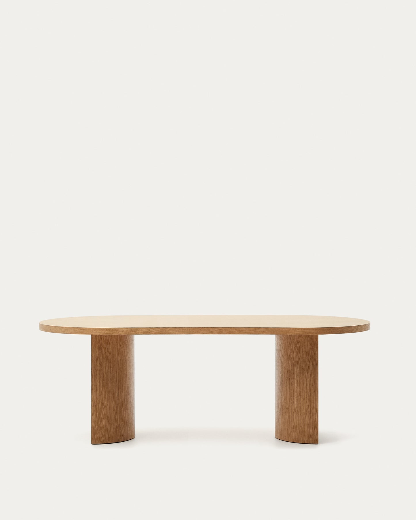 Tavolo Nealy con impiallacciatura in rovere e finitura naturale 200 x 100 cm