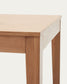 Tavolo allungabile Yain impiallacciato e legno massello di rovere 160 (220) x 80 cm