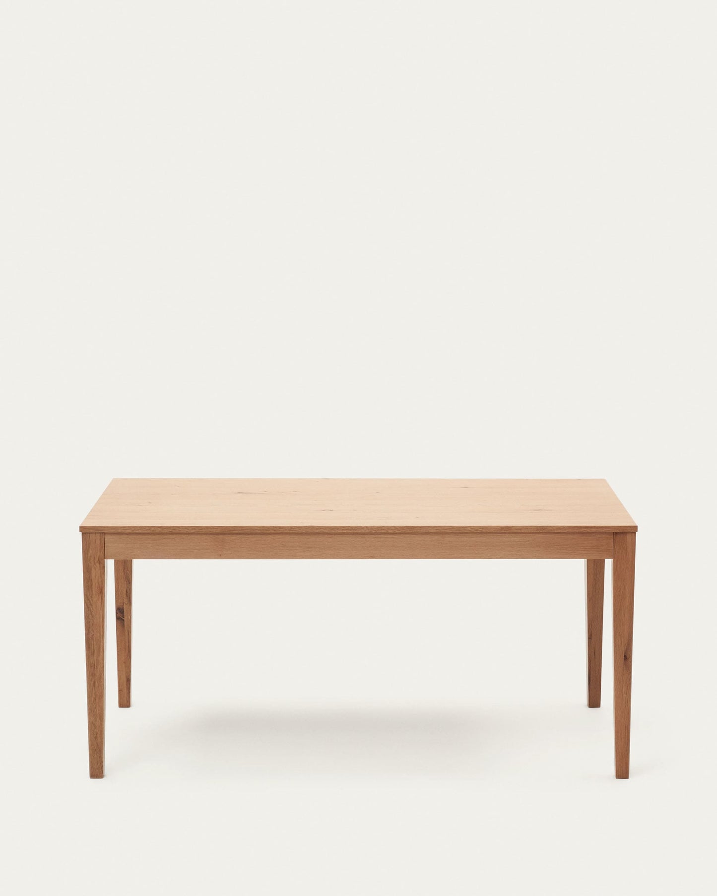 Tavolo allungabile Yain impiallacciato e legno massello di rovere 160 (220) x 80 cm