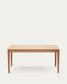 Tavolo allungabile Yain impiallacciato e legno massello di rovere 160 (220) x 80 cm