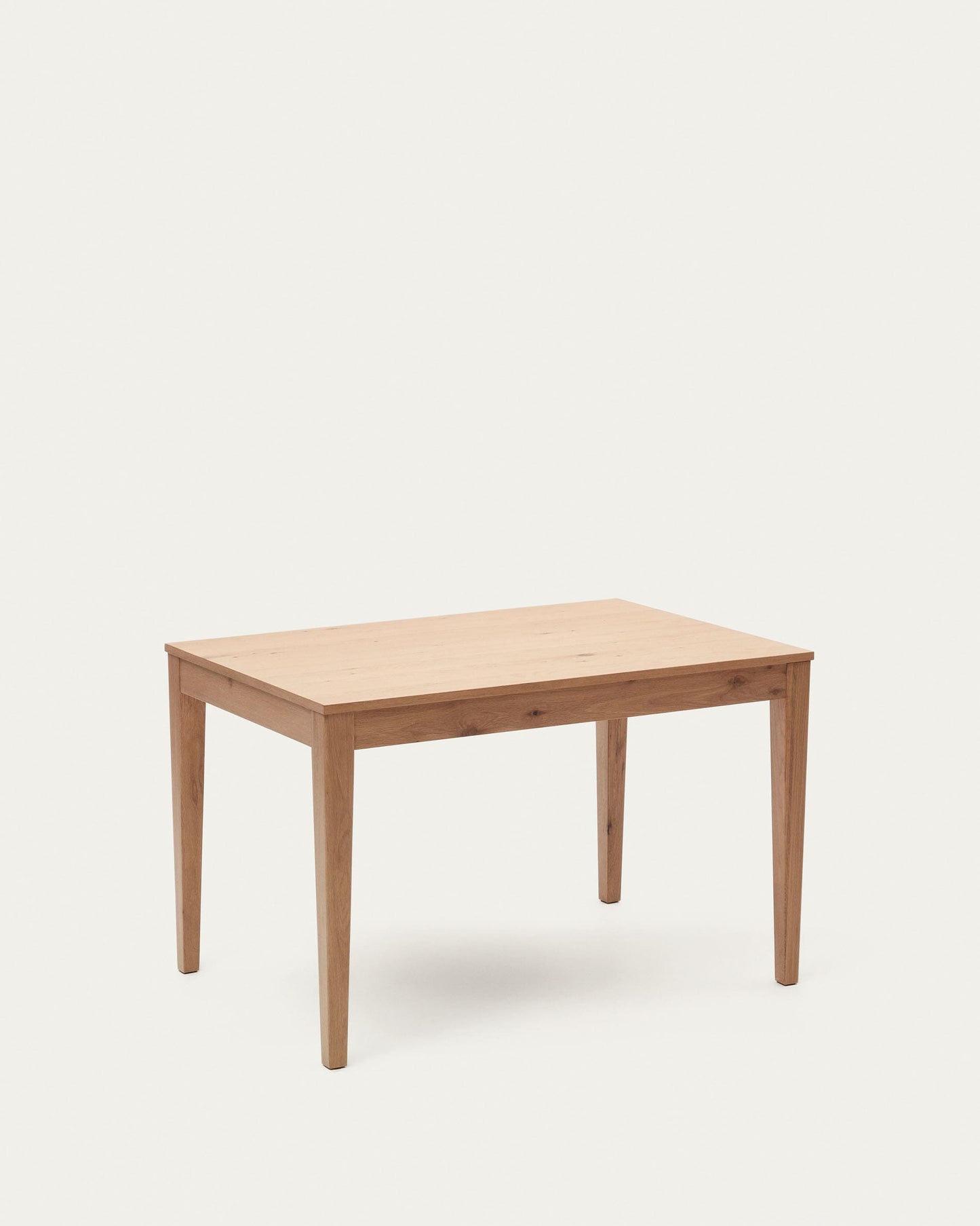 Tavolo allungabile Yain impiallacciato e legno massello di rovere 120 (180) x 80 cm