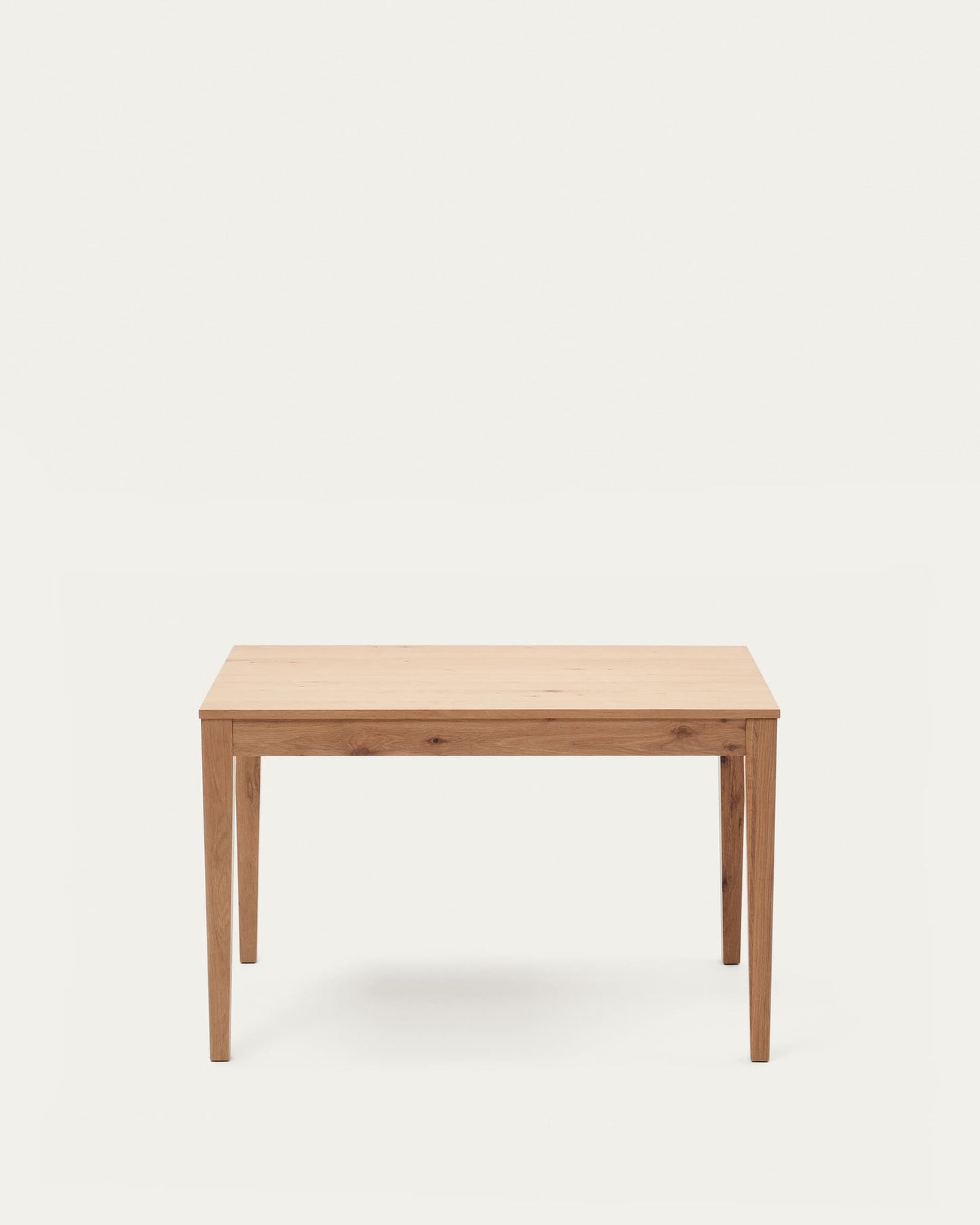 Tavolo allungabile Yain impiallacciato e legno massello di rovere 120 (180) x 80 cm