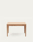 Tavolo allungabile Yain impiallacciato e legno massello di rovere 120 (180) x 80 cm