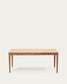 Tavolo allungabile Yain impiallacciato e legno massello di rovere 120 (180) x 80 cm