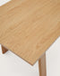 Tavolo allungabile Arlen con impiallacciatura e legno massiccio di rovere con finitura naturale 200 (250) x 95 cm