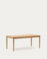Tavolo allungabile Lenon con impiallacciatura e legno massiccio di rovere naturale 160 (200) x 90 cm