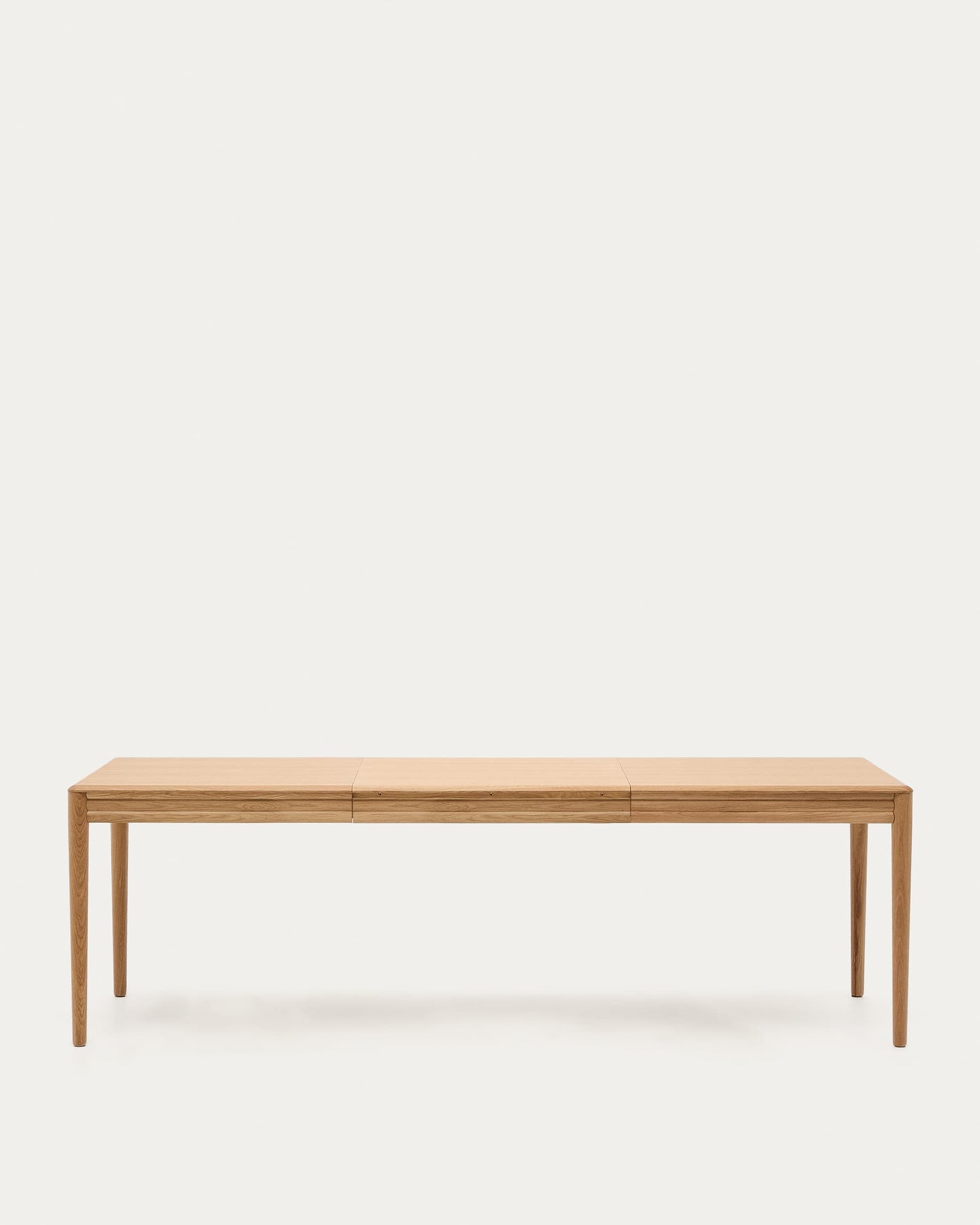 Tavolo allungabile Lenon con impiallacciatura e legno massiccio di rovere naturale 160 (200) x 90 cm