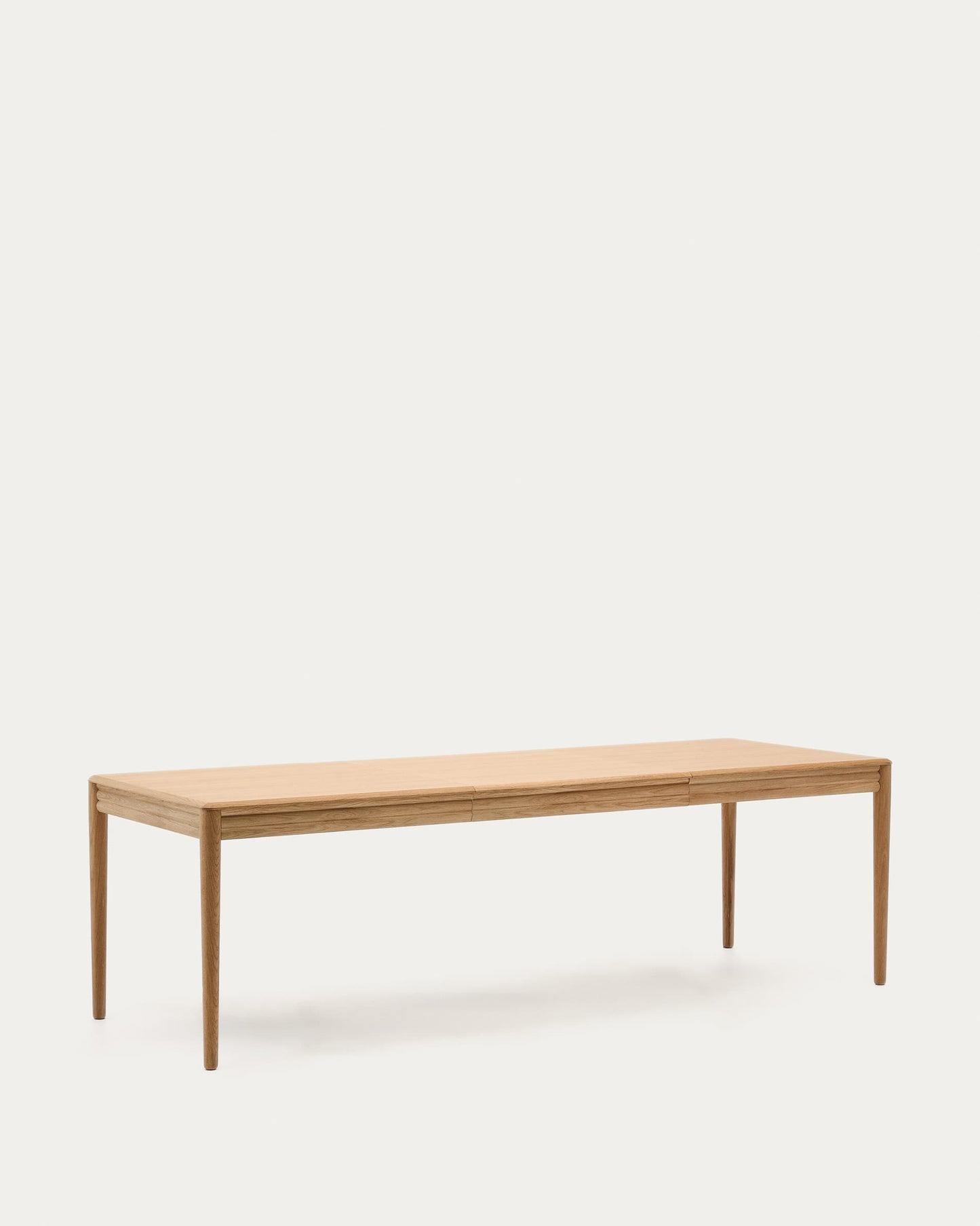 Tavolo allungabile Lenon con impiallacciatura e legno massiccio di rovere naturale 160 (200) x 90 cm