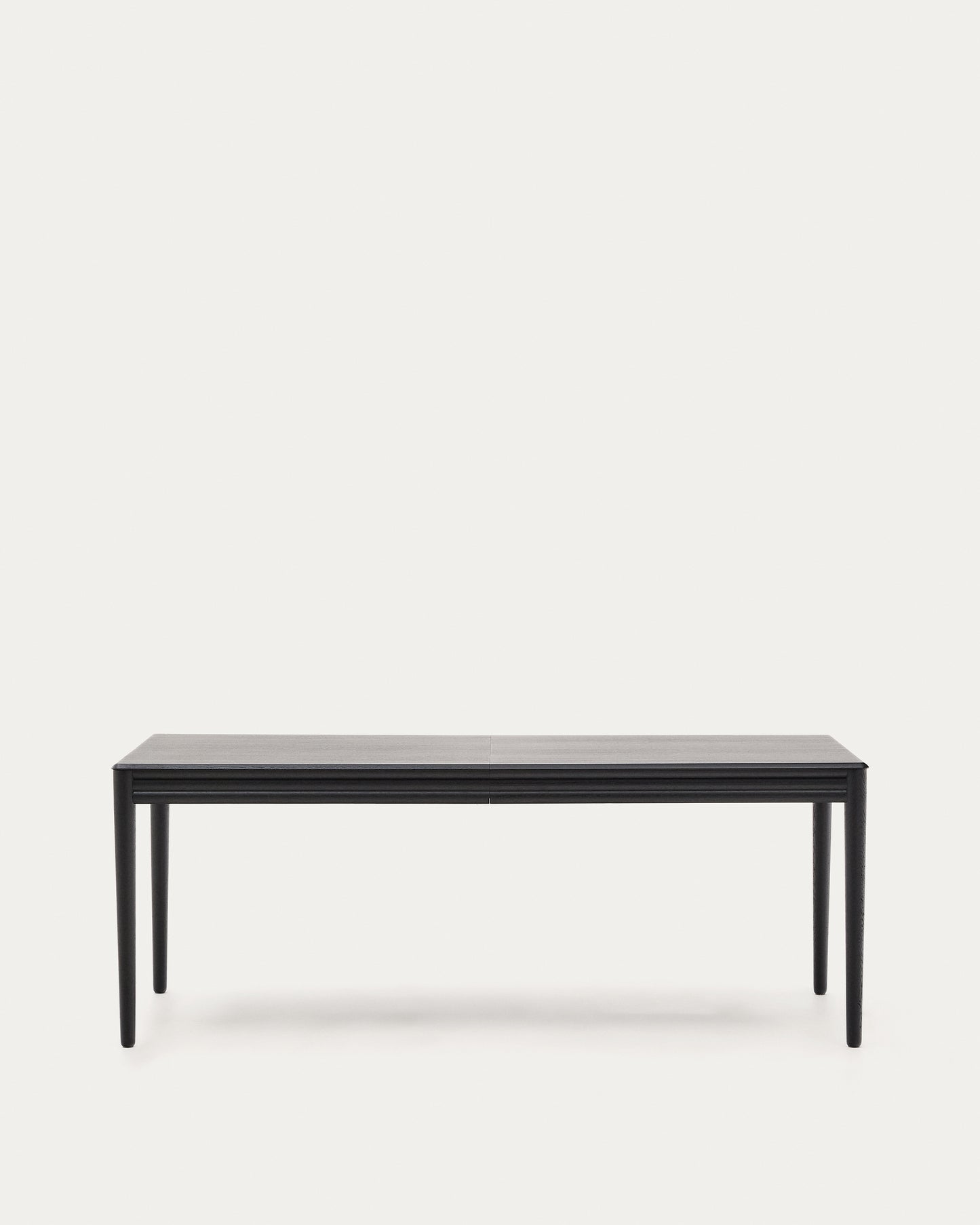 Tavolo allungabile Lenon impiallacciatura e legno massello rovere nero 200(280)x90 cm