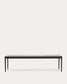 Tavolo allungabile Lenon impiallacciatura e legno massello rovere nero 200(280)x90 cm