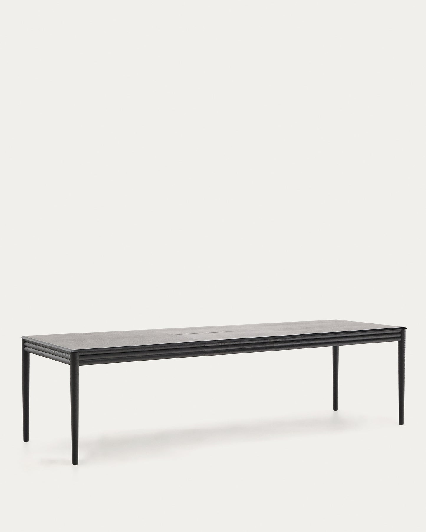 Tavolo allungabile Lenon impiallacciatura e legno massello rovere nero 200(280)x90 cm