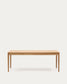 Tavolo allungabile Lenon con impiallacciatura e legno massiccio di rovere naturale 200 (280) x 90 cm
