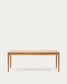 Tavolo allungabile Lenon con impiallacciatura e legno massiccio di rovere naturale 200 (280) x 90 cm
