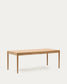 Tavolo allungabile Lenon con impiallacciatura e legno massiccio di rovere naturale 200 (280) x 90 cm