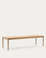 Tavolo allungabile Lenon con impiallacciatura e legno massiccio di rovere naturale 200 (280) x 90 cm