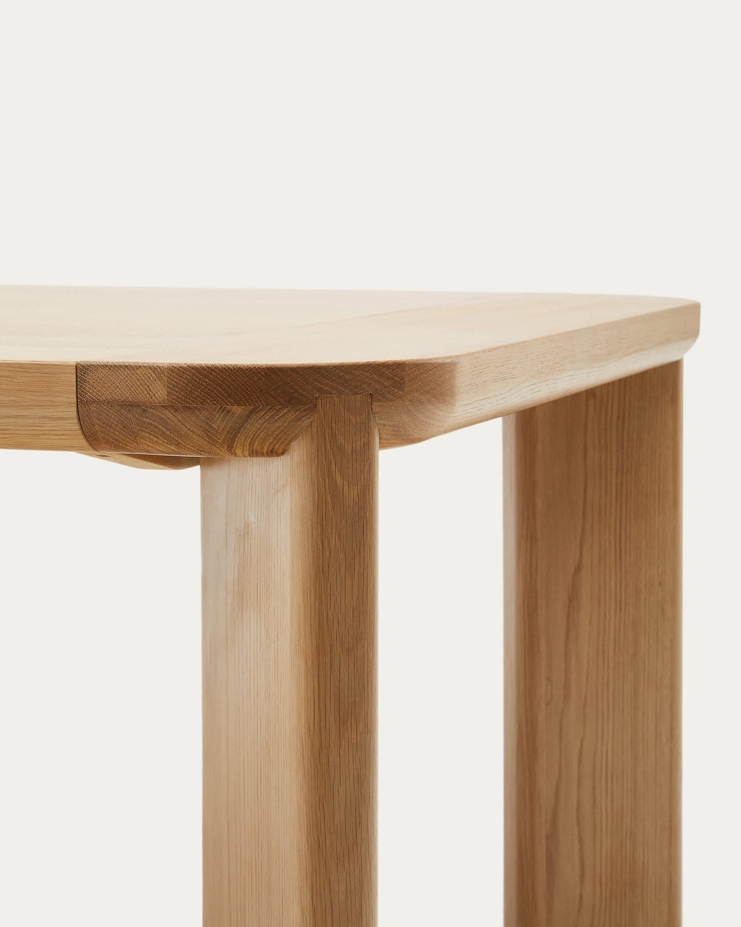 Tavolo allungabile Jondal in legno massiccio e impiallacciatura in rovere 200 (280) cm