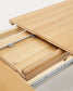 Tavolo allungabile Jondal in legno massiccio e impiallacciatura in rovere 200 (280) cm