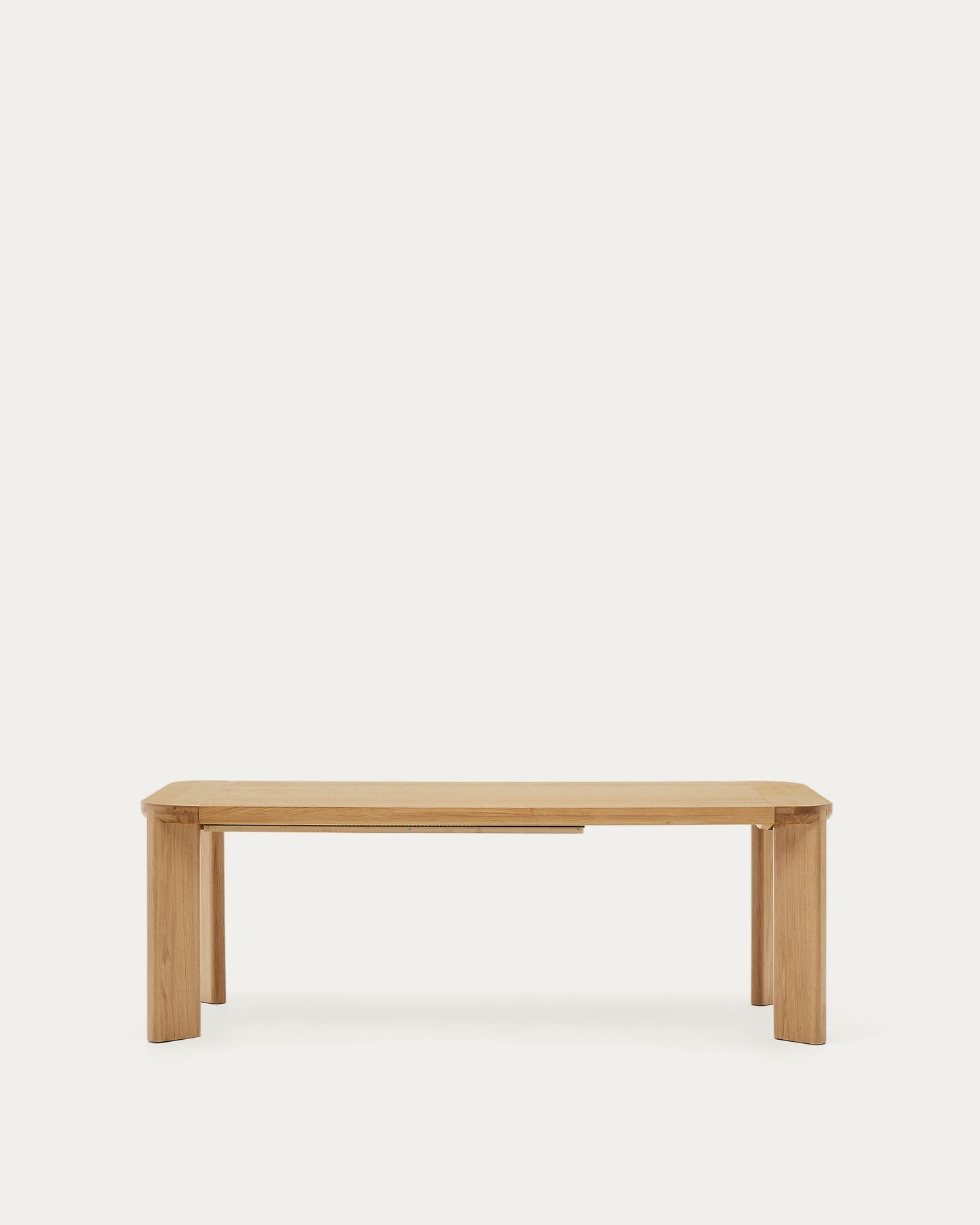 Tavolo allungabile Jondal in legno massiccio e impiallacciatura in rovere 200 (280) cm