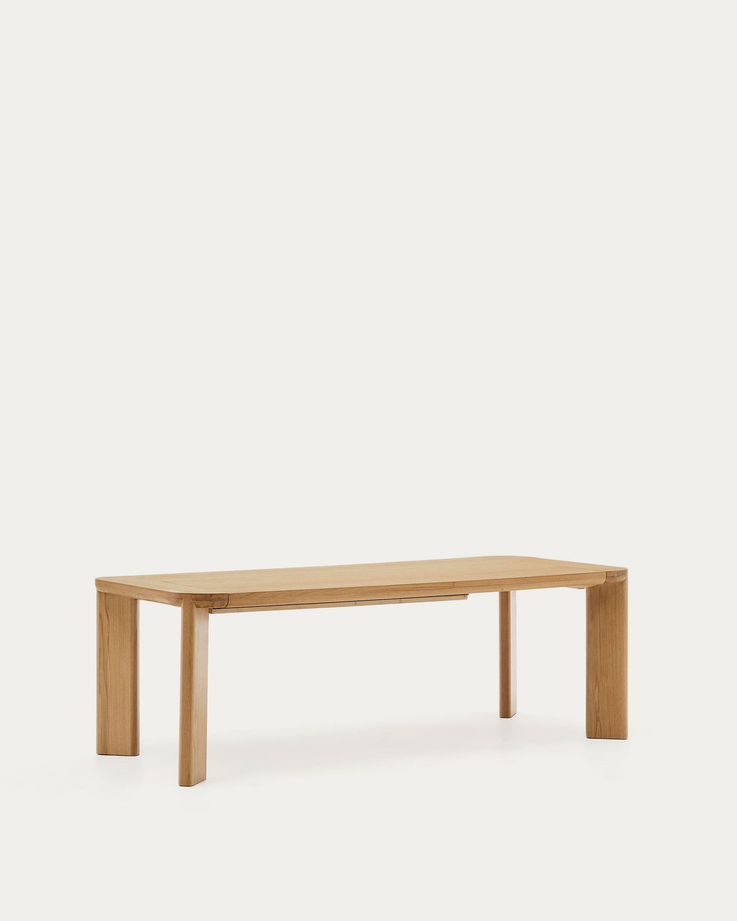 Tavolo allungabile Jondal in legno massiccio e impiallacciatura in rovere 200 (280) cm